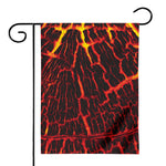 Lava Burning Print House Flag