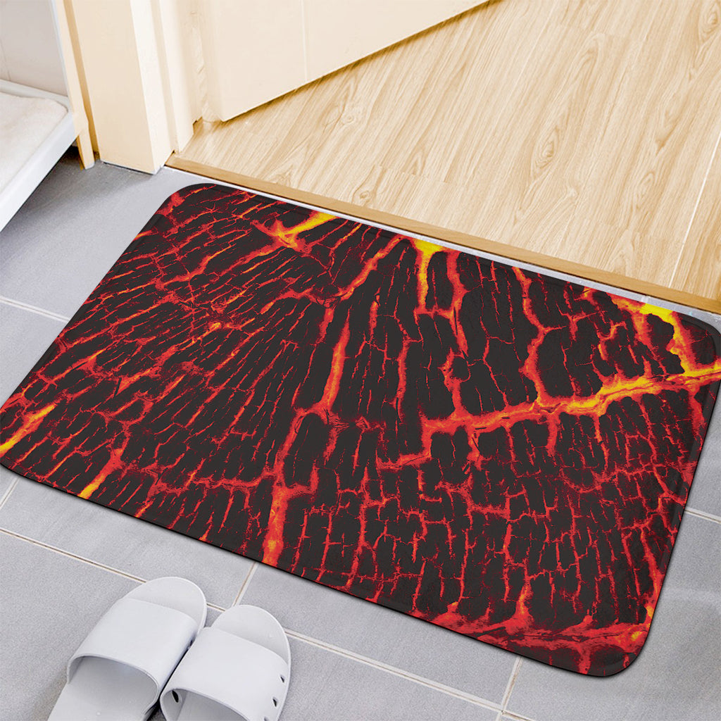 Lava Burning Print Indoor Door Mat