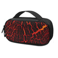 Lava Burning Print Portable Cooler Travel Case