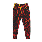 Lava Burning Print Jogger Pants