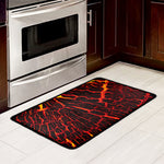 Lava Burning Print Kitchen Mat