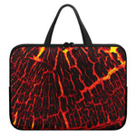 Lava Burning Print Laptop Sleeve With Handle