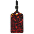 Lava Burning Print Luggage Tag
