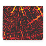 Lava Burning Print Mouse Pad