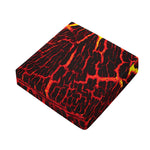 Lava Burning Print Outdoor Seat Cushion Cover