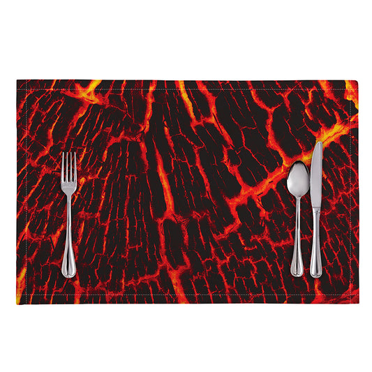Lava Burning Print Placemat