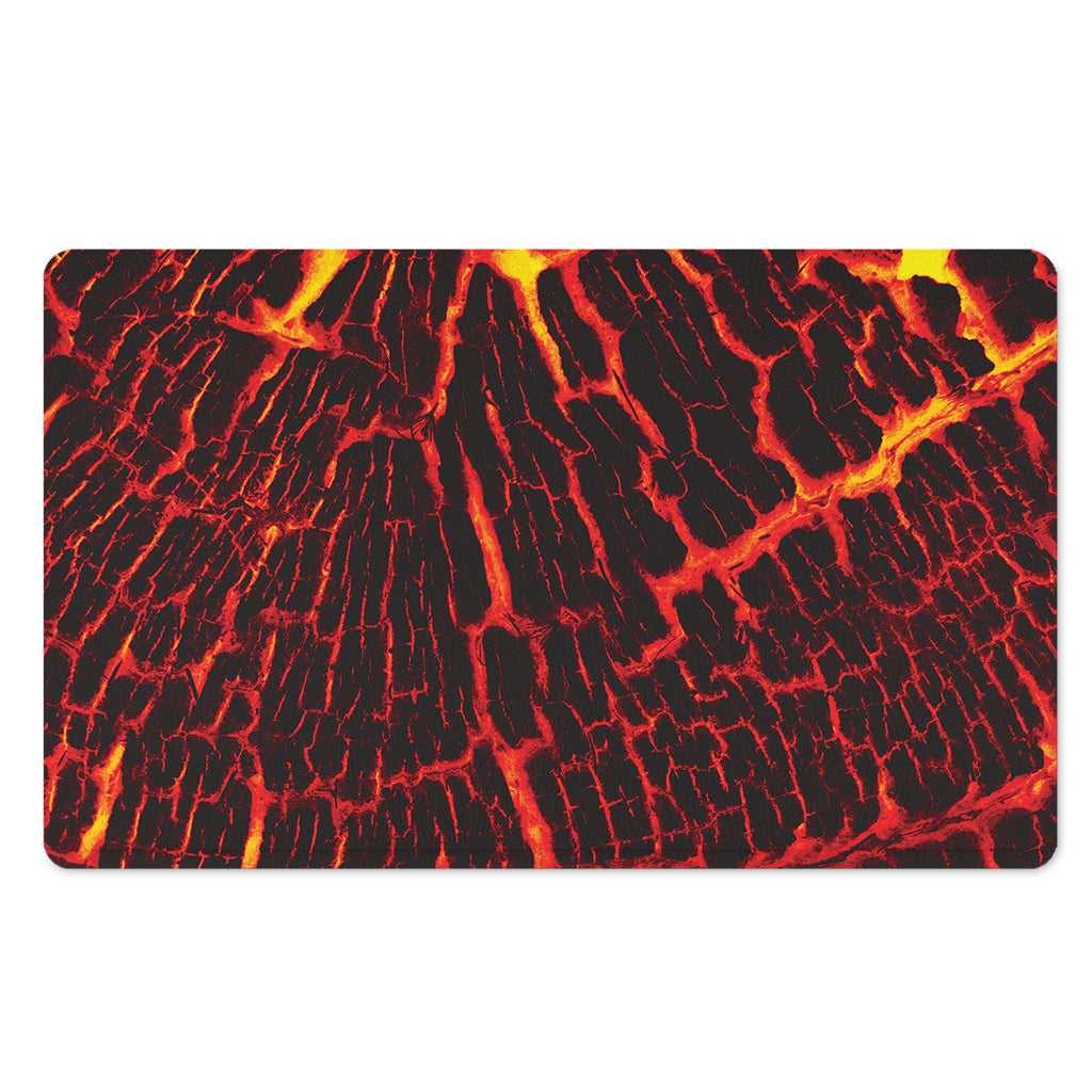 Lava Burning Print Polyester Doormat