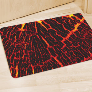 Lava Burning Print Polyester Doormat