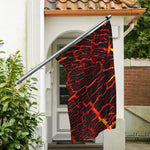 Lava Burning Print Polyester Flag