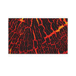 Lava Burning Print Polyester Flag