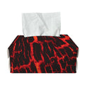 Lava Burning Print Rectangle Tissue Box Cover