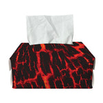 Lava Burning Print Rectangle Tissue Box Cover