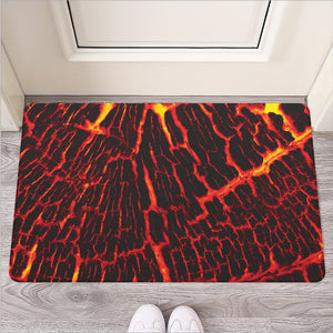 Lava Burning Print Rubber Doormat