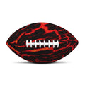 Lava Burning Print Rugby Ball