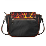 Lava Burning Print Saddle Bag