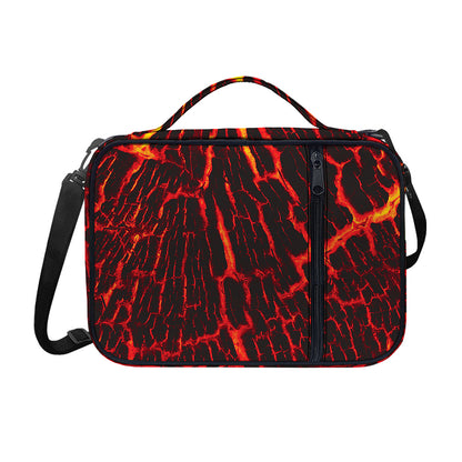 Lava Burning Print Shoulder Strap Bible Bag