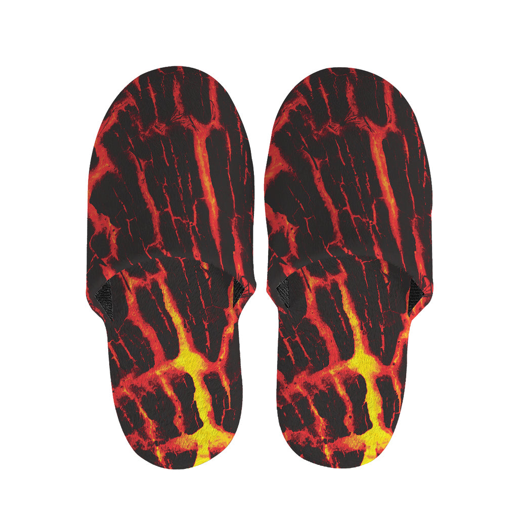 Lava Burning Print Slippers