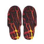 Lava Burning Print Slippers