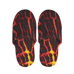 Lava Burning Print Slippers