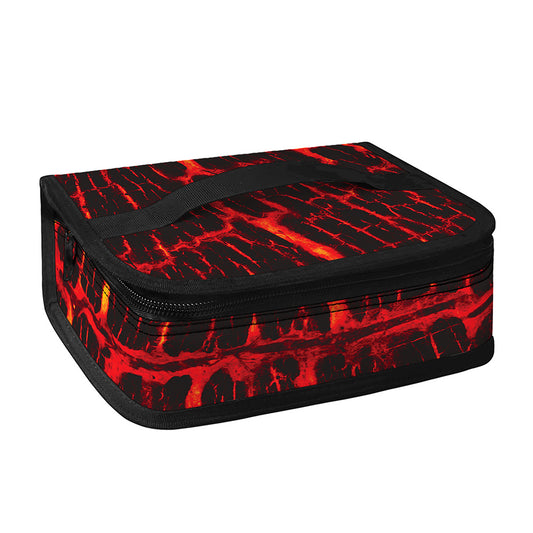 Lava Burning Print Small Lunch Bag