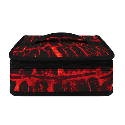 Lava Burning Print Small Lunch Bag