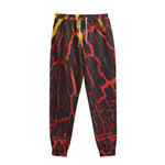 Lava Burning Print Sweatpants