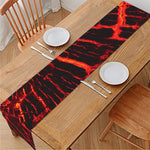 Lava Burning Print Table Runner