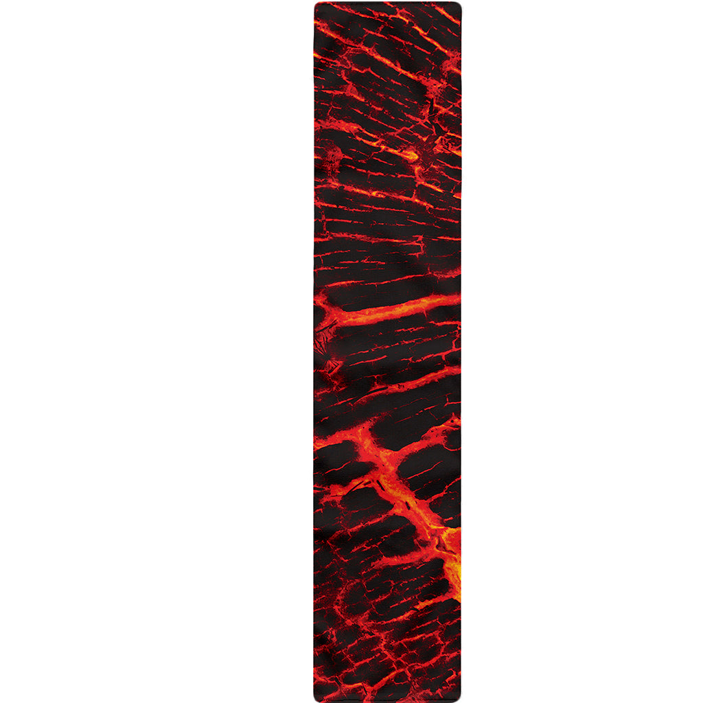 Lava Burning Print Table Runner