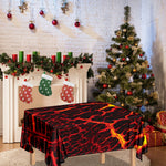 Lava Burning Print Tablecloth