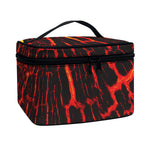 Lava Burning Print Travel Makeup Bag