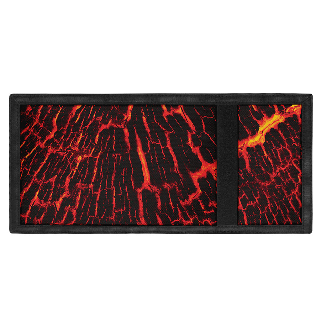 Lava Burning Print Trifold Wallet