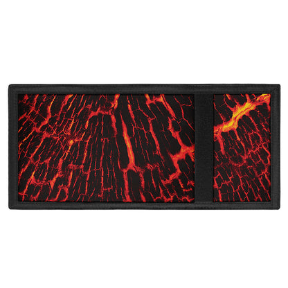 Lava Burning Print Trifold Wallet