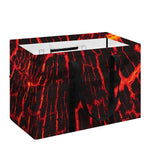 Lava Burning Print Utility Tote Bag