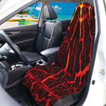 Lava Burning Print Waterproof Car Seat Cover