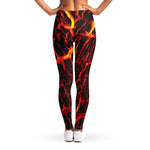 Lava Burning Print Women's Leggings