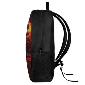 Lava Flow Print 17 Inch Backpack