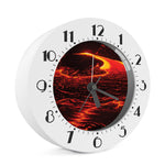 Lava Flow Print Alarm Clock