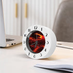 Lava Flow Print Alarm Clock