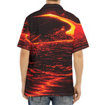 Lava Flow Print Aloha Shirt