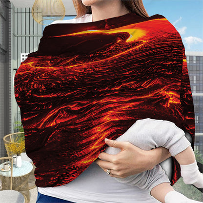 Lava Flow Print Baby Seat Cover