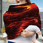 Lava Flow Print Baby Seat Cover