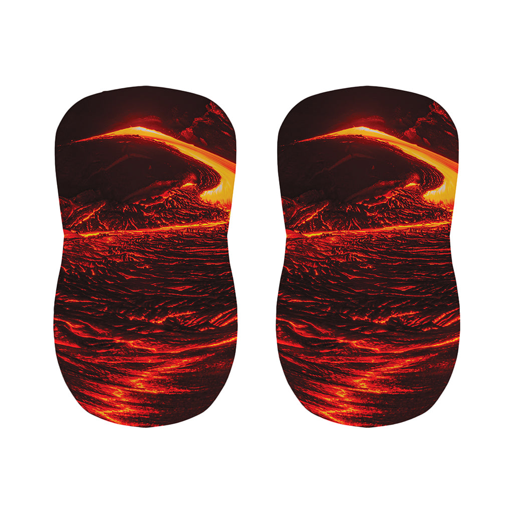 Lava Flow Print Bar Stool Covers