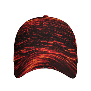 Lava Flow Print Baseball Cap