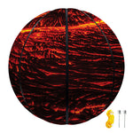 Lava Flow Print Basketball