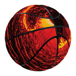 Lava Flow Print Basketball