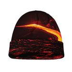 Lava Flow Print Beanie