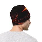 Lava Flow Print Beanie