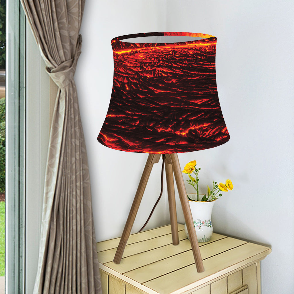 Lava Flow Print Bell Lamp Shade