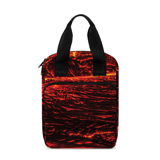 Lava Flow Print Bible Tote Bag