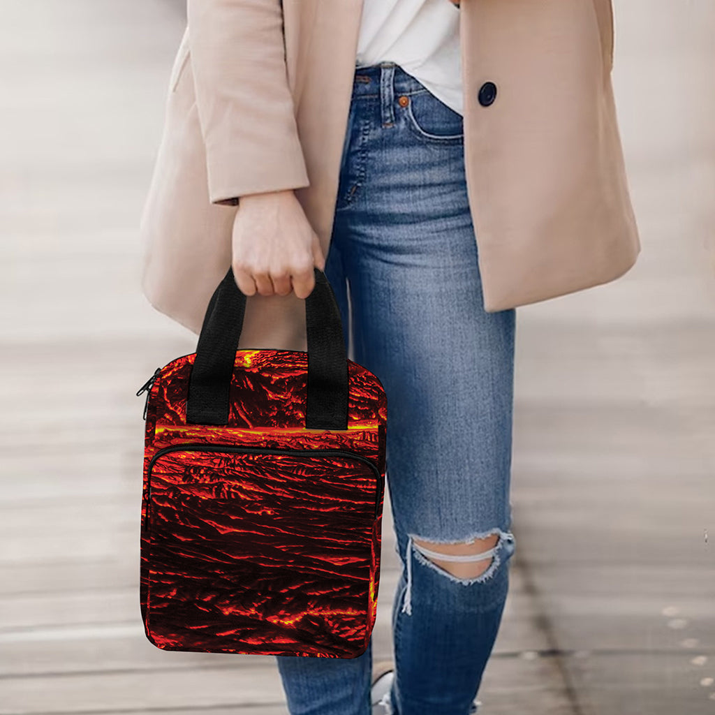 Lava Flow Print Bible Tote Bag